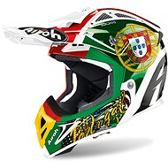 AIROH AVIATOR SIX DAYS 2019 PORTUGAL 2.3 AMSS Red/Green/Gold S - Motorbike Helmet