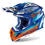 AIROH AVIATOR NOVAK 2.3 AMSS Turquoise/Orange/Blue S - Motorbike Helmet
