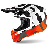 AIROH TWIST 2.0 FRAME Orange/Grey-Matte S - Motorbike Helmet