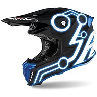 AIROH TWIST NEON Black/Blue XL - Motorbike Helmet