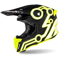AIROH TWIST NEON Black/Yellow XL - Motorbike Helmet