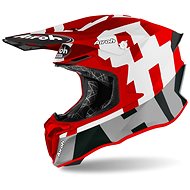 AIROH TWIST 2.0 FRAME Red/Grey-Matte XS - Motorbike Helmet