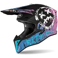 AIROH WRAAP SMILE Blue/Purple M - Motorbike Helmet
