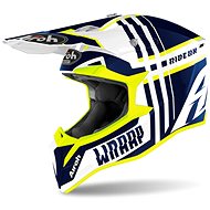 AIROH WRAAP BROKEN, Blue/ Fluo XL - Motorbike Helmet