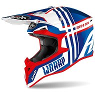 AIROH WRAAP BROKEN Blue/White/Red M - Motorbike Helmet
