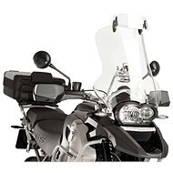 PUIG motorkerékpár kiegészítő, átlátszó plexi, állítható clip-on - Motor plexi