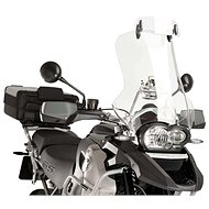 PUIG Motorcycle Plexiglass Adjustable Clip-On Transparent - Motorcycle Plexiglass