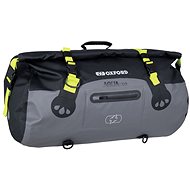 OXFORD Waterproof Aqua T-50 Roll Bag (black/grey/yellow fluo 50 l) - Motorcycle Bag