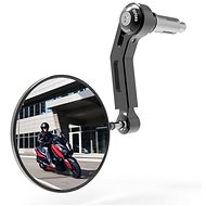 OXFORD to the ends of the handlebars Premium ALU (black, mirror diameter 94 mm) L - Motorbike Mirror
