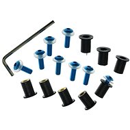 OXFORD Allen keys for plexiglass incl. M5 nuts in rubber housing and washers (blue anodized) - Mounting Kit