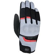 OXFORD BRISBANE AIR M, gray / black / red - Motorcycle Gloves