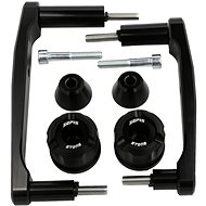 M-Style STONE Kawasaki Z900 Crash Protectors - Colour: Black - Drop Frame