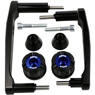 M-Style TECH Kawasaki Z900 Crash Protectors - Colour: Blue - Drop Frame