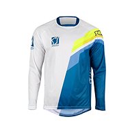 YOKO VIILEE white/blue/yellow sizing XXL - Motocross Jersey