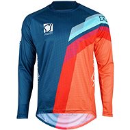 YOKO VIILEE blue / orange / blue sized L - Motocross Jersey