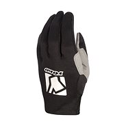 YOKO SCRAMBLE, Black/White, size L - Motorcycle Gloves
