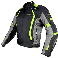 Cappa Racing AREZZO Textile Black/Green M - Motorcycle Jacket