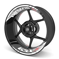 M-Style Two-Piece Decals for SUZUKI GSX-S - Rim Stickers