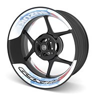 M-Style Two-Piece Decals for SUZUKI GSX600R - Rim Stickers