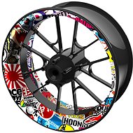 M-Style Single-Piece Decals, STICKER - Rim Stickers