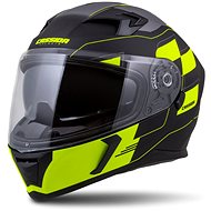 CASSIDA Integral 3.0 RoxoR, (Matte Black/Yellow Fluo/Grey, Size S) - Motorbike Helmet