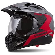 CASSIDA Tour 1.1 Specter, (Grey/Red/Black, Size S) - Motorbike Helmet