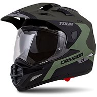 CASSIDA Tour 1.1 Specter, (Green Army Matt/Grey/Black, Size XS) - Motorbike Helmet
