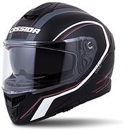 CASSIDA Integral GT 2.0 Reptyl, (Black/White/Red, Size 2XL) - Motorbike Helmet