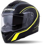CASSIDA Integral GT 2.0 Reptyl, (Black/Yellow Fluo/White, Size 2XL) - Motorbike Helmet
