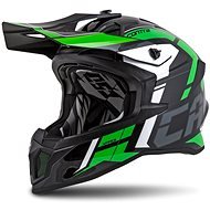 CASSIDA Cross Pro II Contra, (Green/Black/Grey/White, Size L) - Motorbike Helmet