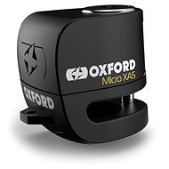 OXFORD Zámok kotúčovej brzdy Micro XA5 (integrovaný alarm, čierny, priemer čapu 5,5 mm) - Zámok na motorku