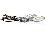 MOTION STUFF LED Mini Turn Signals Chrome - Motorbike Turn Signals
