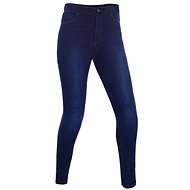 OXFORD SHORTENED JEGGINGS, Women's (with Kevlar® Lining, Blue Indigo, size 18/26) - Motorcycle Trousers