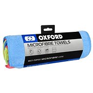 OXFORD Set of 6 selective microfiber polishing cloths (blue / yellow / red) - Car Microfiber Cloth