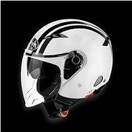 AIROH CITY ONE FLASH COF38 - Jet Helmet, White, size M - Motorbike Helmet