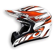 AIROH CR901 LINEAR CR1LI32 - Off-Road Helmet, Orange, size XL - Motorbike Helmet