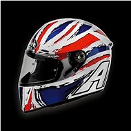 AIROH GP400 FLAG GP4F55 - Full-Face Helmet, Tricolour, size XL - Motorbike Helmet
