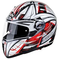 AIROH PIT ONE XR ROLLER PTXRO55 - Full-Face Helmet, Red, size L - Motorbike Helmet