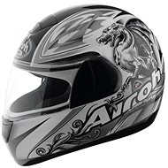 AIROH SPEED FIRE GRIFO SPF17 - Full-Face Helmet, Grey, size XL - Motorbike Helmet