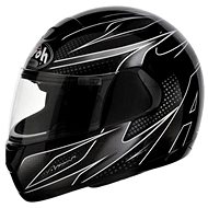 AIROH SPEED FIRE LINEAR SPLI17 - Full-Face Helmet, Black, size XL - Motorbike Helmet