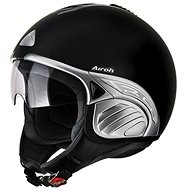 AIROH TROY TO11 - Jet Helmet, Black, size S - Motorbike Helmet