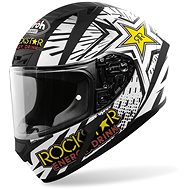 AIROH VALOR ROCKSTAR VARK35 - Full-Face Helmet, Black/White, size M - Motorbike Helmet