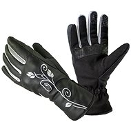 CAPPA RACING Lady, Leather, Black/White, size L - Motorcycle Gloves