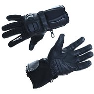 CAPPA RACING Winter Max, Leather, Black, size XXL - Motorcycle Gloves