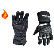CAPPA RACING Estoril, Leather, Black/White, size M - Motorcycle Gloves