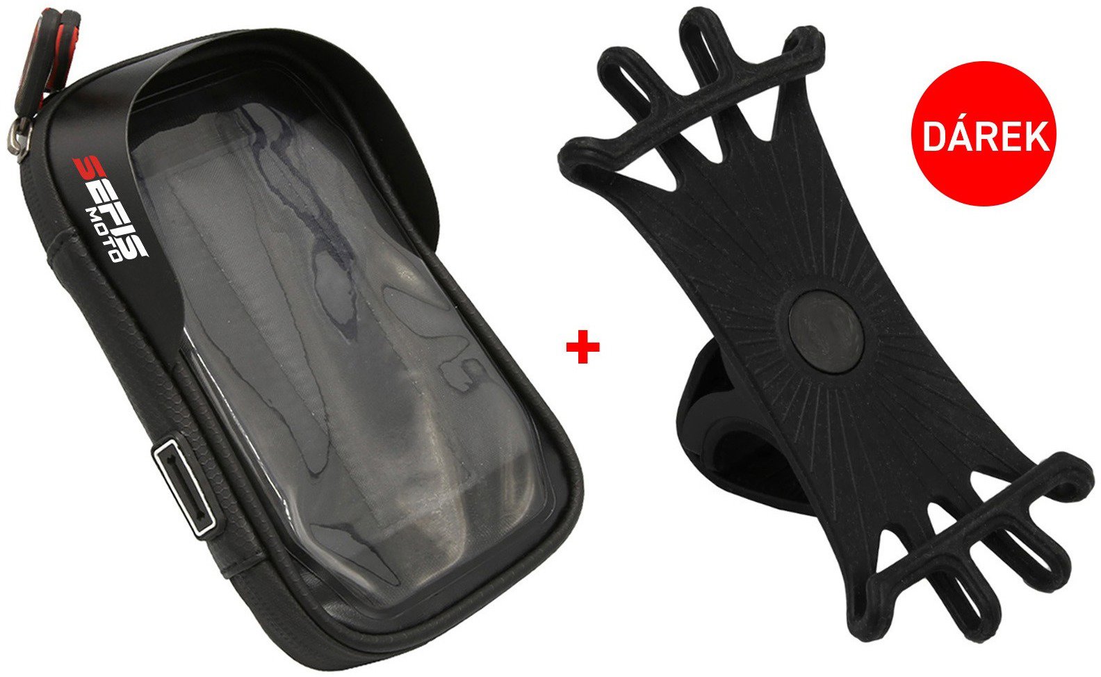 SEFIS B3 Waterproof Bike Phone Holder + Gift Flex Bike Phone Holder - Phone Case