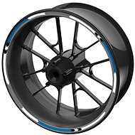 M-Style Set of Coloured EASY Strips on Blue Wheels - Rim Stickers