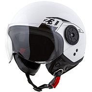 ZED helmet C30, (white/black, size S) - Scooter Helmet