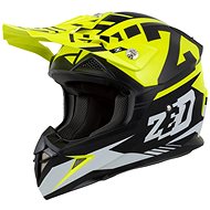 ZED Helmet X1.9, (Fluo Yellow/Black/White, size M) - Motorbike Helmet