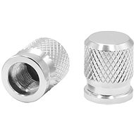 M-Style Silver Valve Caps - Valve Caps